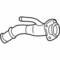 Chevrolet Tracker Fuel Filler Hose - 91177485 Filler Neck