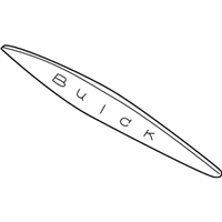 Buick Rendezvous Emblem - 10328873 Nameplate