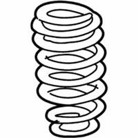 Chevrolet Camaro Coil Springs - 10305134 Coil Spring, Rear