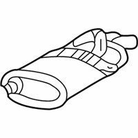 Chevrolet Cavalier Muffler - 22603440 Muffler & Pipe, Driver Side