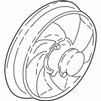 Cadillac DeVille Radiator fan - 12463002 Fan Blade, Passenger Side