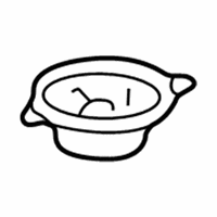 Cadillac Seville Car Speakers - 16254189 Instrument Panel Speaker, Front