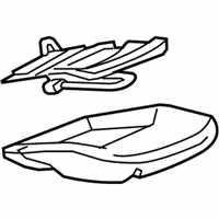 Buick Seat Cushion Pad - 88996174 Seat Cushion Pad