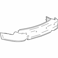 Cadillac SRX Bumper - 12335713 Bumper Cover