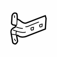 Cadillac SRX Door Hinge - 15932612 Lower Hinge, Front