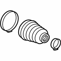 Cadillac CTS CV Boot - 19206244 Outer Boot, Rear