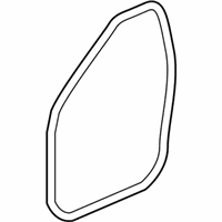 Buick Lucerne Weather Strip - 25792029 Surround Weatherstrip, Black