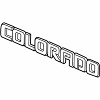 Chevrolet Colorado Emblem - 15805322 Nameplate, Rear