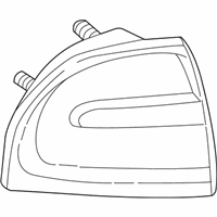 Buick Park Avenue Tail Light - 16525981 Tail Lamp Assembly, Driver Side