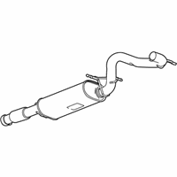 Cadillac Escalade Muffler - 22751285 Exhaust Pipe