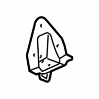 Cadillac XLR Door Striker - 15142951 Striker, Rear