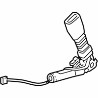 Cadillac STS Seat Belt - 10367774 Buckle, Black, Driver Side