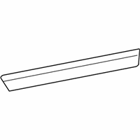 Chevrolet Uplander Door Moldings - 15947692 Body Side Molding, Black, Rear Passenger Side
