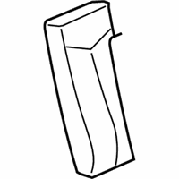 Cadillac XLR Seat Cushion Pad - 88898499 Seat Back Pad, Front Driver Side