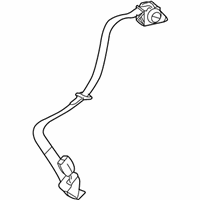 Chevrolet Malibu Seat Belt - 19180011 Lap & Shoulder Belt, Green Line, Rear Center