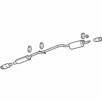 Buick Lucerne Muffler - 25905567 Muffler & Pipe