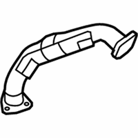 Chevrolet Impala Exhaust Pipe - 12624024 Crossover Pipe