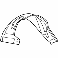 Cadillac DeVille Fender Splash Shield - 25740093 Fender Liner, Front Driver Side