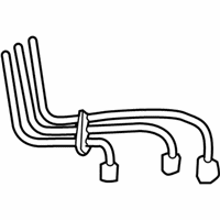 Chevrolet Blazer Spark Plug Wires - 19433890 Cable Set