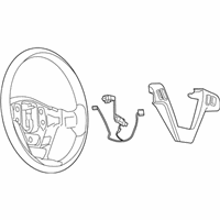 Cadillac SRX Steering Wheel - 10393266 Steering Wheel