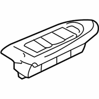 Buick Rainier Power Window Switch - 25861556 Window Switch, Gray, Driver Side