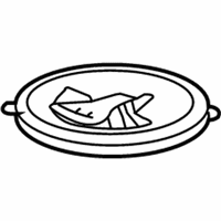 Cadillac STS Car Speakers - 25725734 Package Tray Speaker