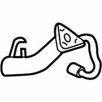 Chevrolet S10 Fuel Filler Hose - 15124302 Filler Neck