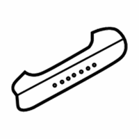 Chevrolet Aveo Door Handle - 96378557 Pull Handle, Silver Trim