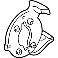 GMC C3500 Brake Backing Plate - 15725333 Mounting Plate, Front Driver Side