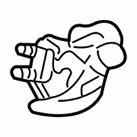 Buick Regal Door Handle - 10350957 Handle, Inside, Dark Gray, Passenger Side