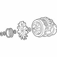 GMC C3500 Alternator - 19244779 Alternator