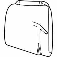 Buick Century Seat Cushion Pad - 16793526 Seat Back Pad, Front