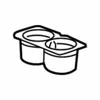 Cadillac STS Cup Holder - 25770235 Liner, Front