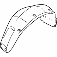 Chevrolet Tracker Fender Splash Shield - 30021274 Wheelhouse Liner, Rear Driver Side