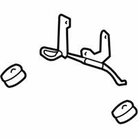 Cadillac SRX Exhaust Hanger - 25902027 Muffler & Pipe Bracket, Driver Side