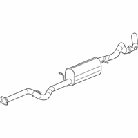 GMC Sierra 3500 Muffler - 15262865 Muffler & Pipe