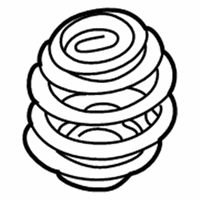 Cadillac DeVille Coil Springs - 25670966 Coil Spring, Rear
