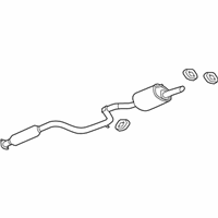 Chevrolet Impala Muffler - 20963869 Muffler W/Tpipe