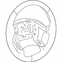 Cadillac DeVille Steering Wheel - 25748186 Steering Wheel, Blue