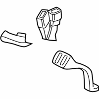 Buick Regal Seat Belt - 88895104 Buckle End, Blue, Passenger Side