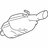 Chevrolet Cobalt Muffler - 15283438 Muffler