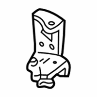 GMC C3500 Door Hinge - 19354125 Hinge Assembly, Driver Side