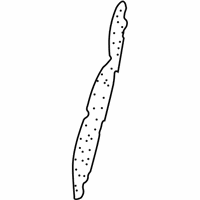 Chevrolet Corvette Seat Cushion Pad - 12455532 Seat Back Pad, Front