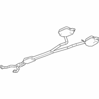 Cadillac SRX Exhaust Pipe - 15832125 Muffler & Pipe