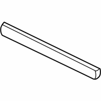 Chevrolet Cavalier Door Moldings - 22652299 Body Side Molding, Blue; Green; White, Rear Center