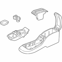 Chevrolet Blazer Center Console - 15177857 Console Assembly, Front Passenger Side