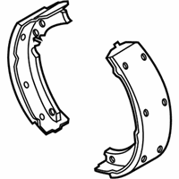 Chevrolet Parking Brake Shoe - 19152704 Brake Shoes, Rear