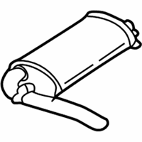 Chevrolet Camaro Muffler - 10306197 Muffler & Pipe