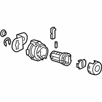 Chevrolet Equinox Door Lock Cylinder - 19120480 Lock Cylinder, Front