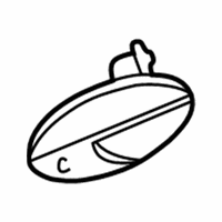 Buick Door Handle - 10439372 Handle, Outside, Driver Side